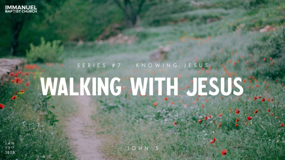 Walking with Jesus (#7 Knowing Jesus Series) - John 5