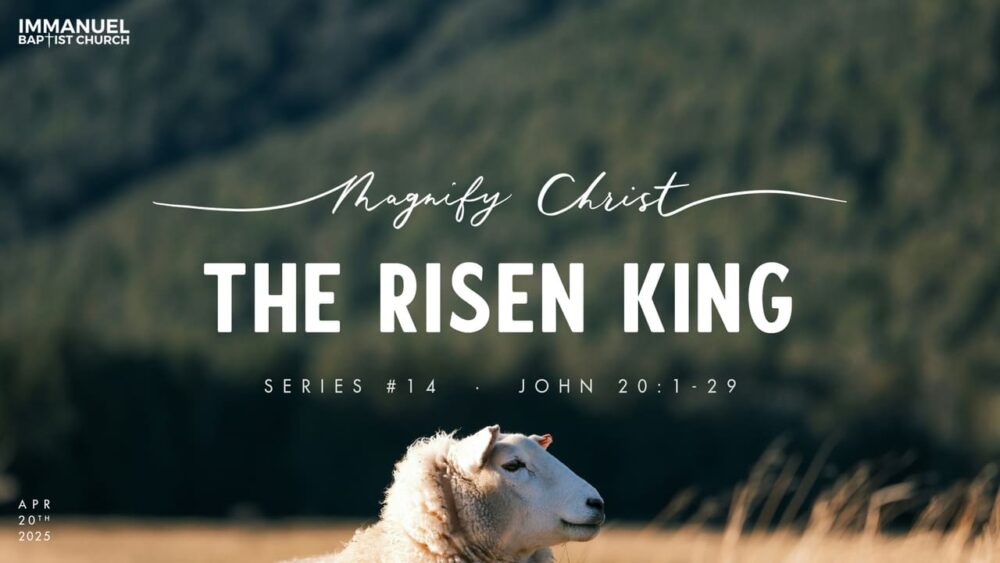 Magnify Christ (#14 The Risen King) John 20:1-29 Image