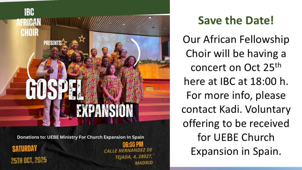African Choir - Concert October 25