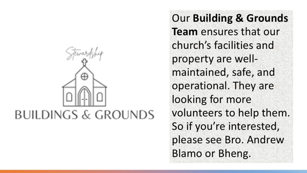 Building and Grounds - Volunteers