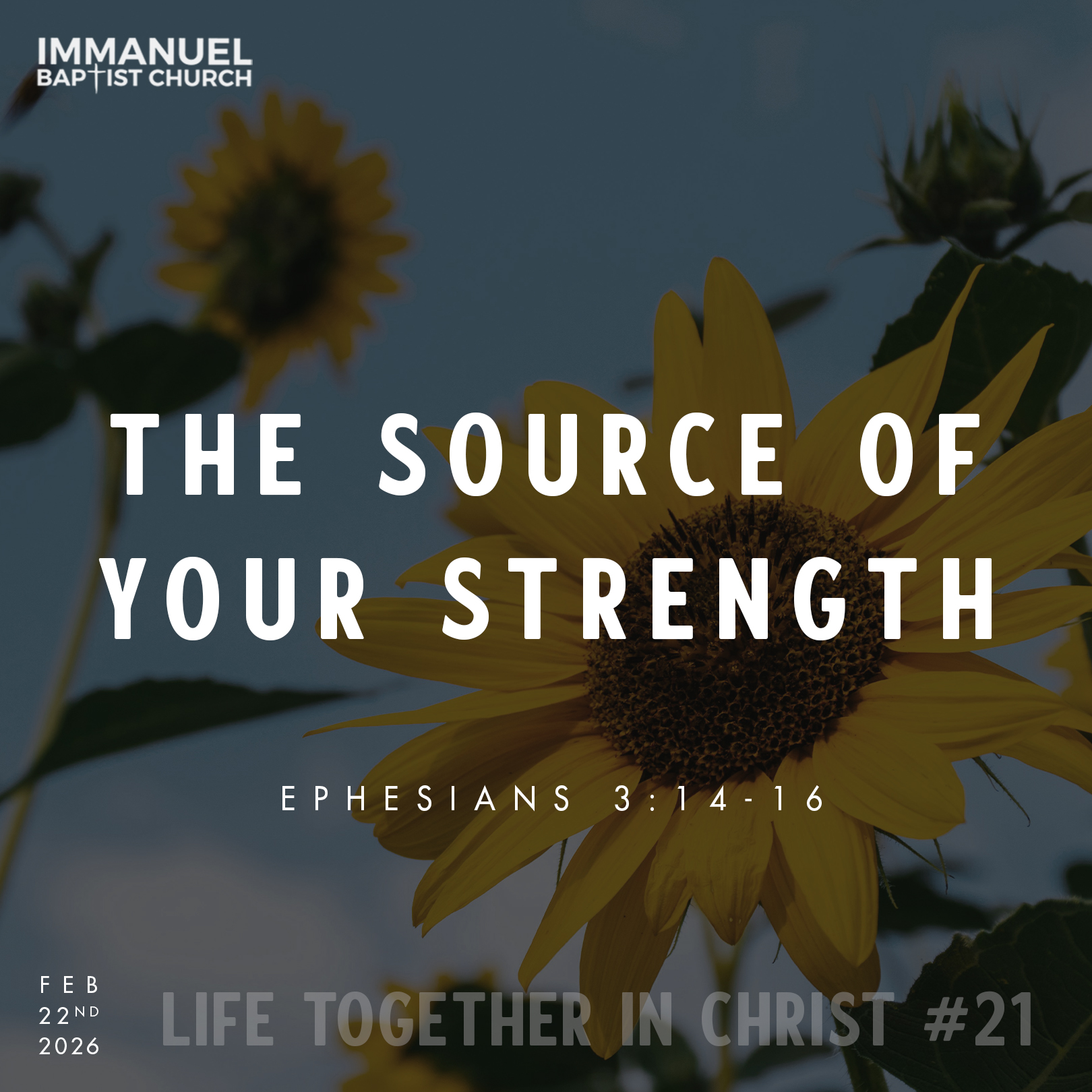 A Prayer for Inner Strength (Life Together in Christ #21) Ephesians 3:14-16 - Sunday Service episode artwork